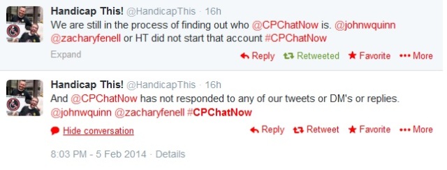 @CPChatNow Account Warning